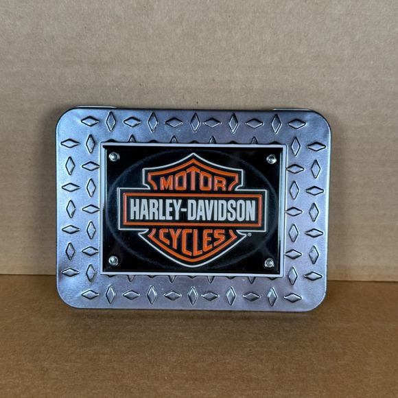 Harley-Davidson Other - Harley-Davidson Playing Cards 2 Deck Set in Diamond Plate Collector Tin HD-DPD-1